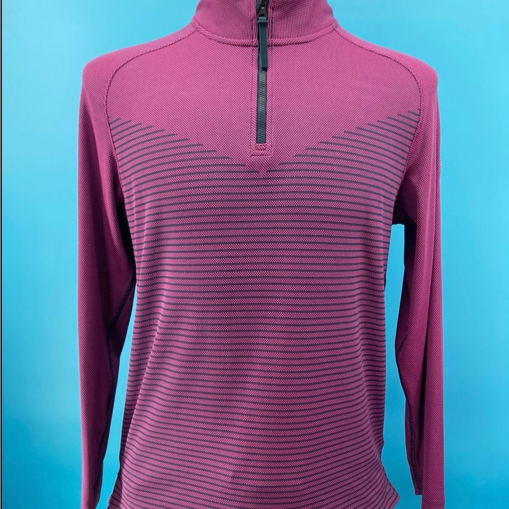 Nike Men's Dri-Fit Purple Q Zip